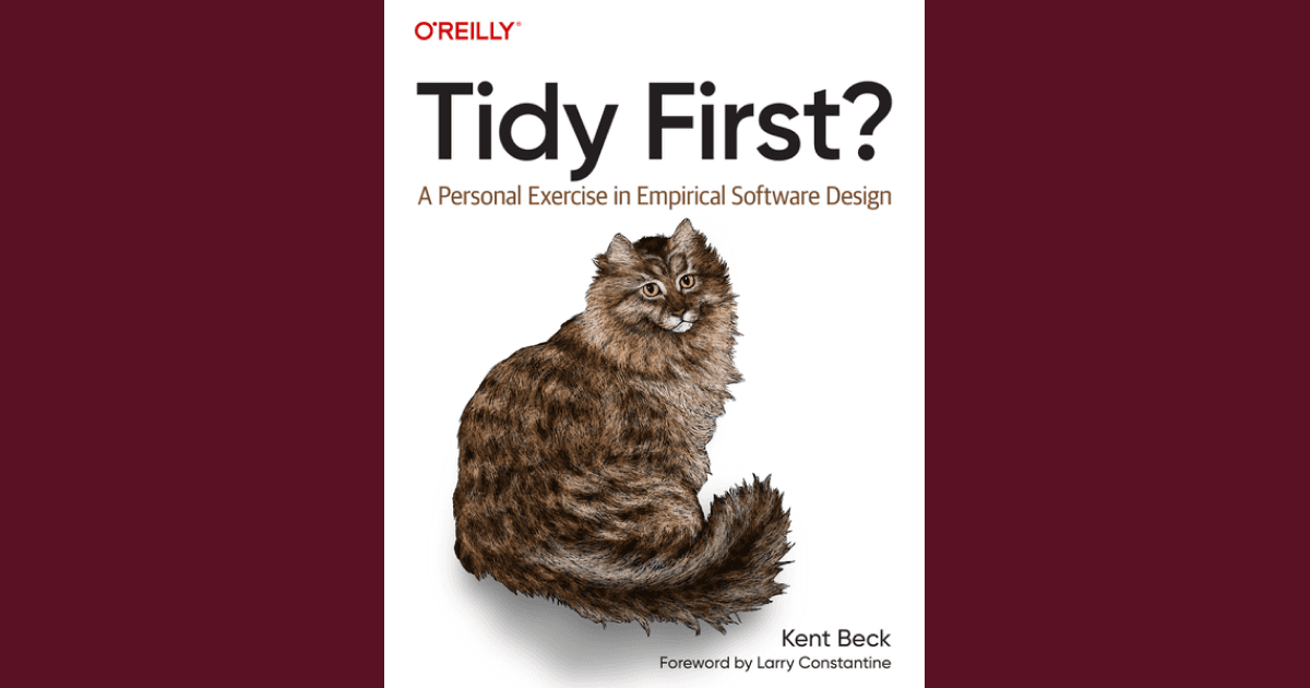 켄트 벡의 ‘Tidy First?’를 읽고