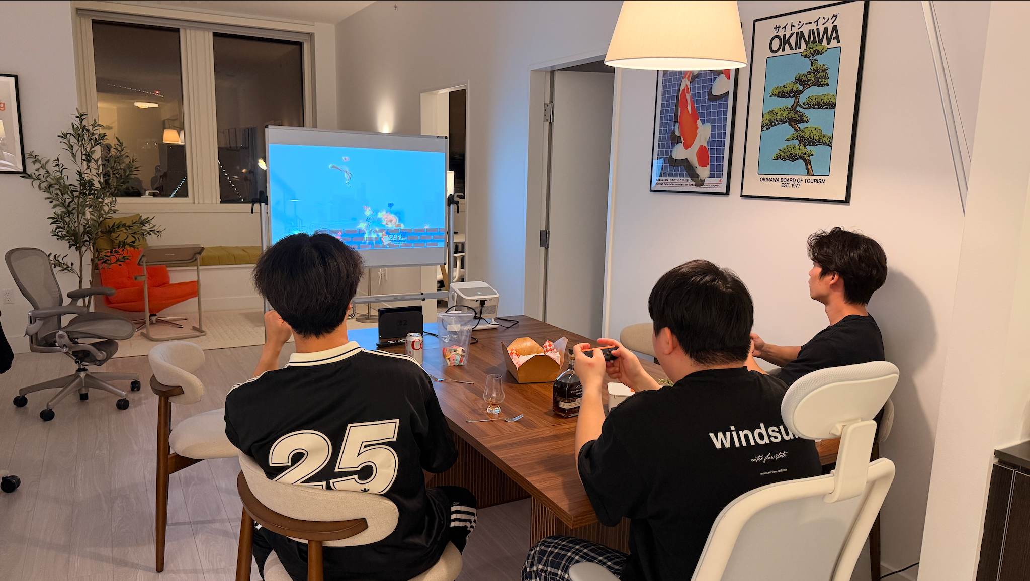 토요일마다 대난투나 요트 다이스를 하면서 쉬었다